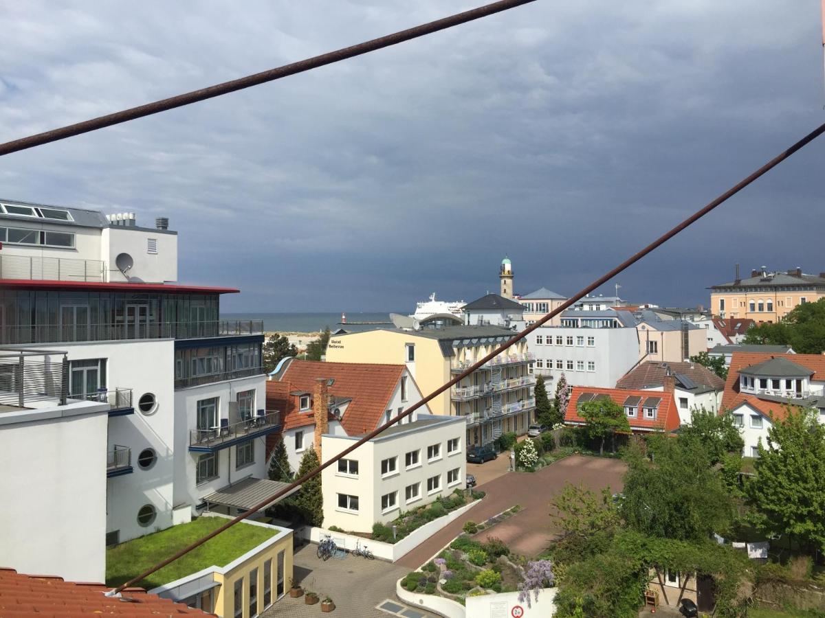 Ankerplatz Warnemuende - Direkte Strandnaehe Mit Leuchtturmblick Rostock Exteriör bild